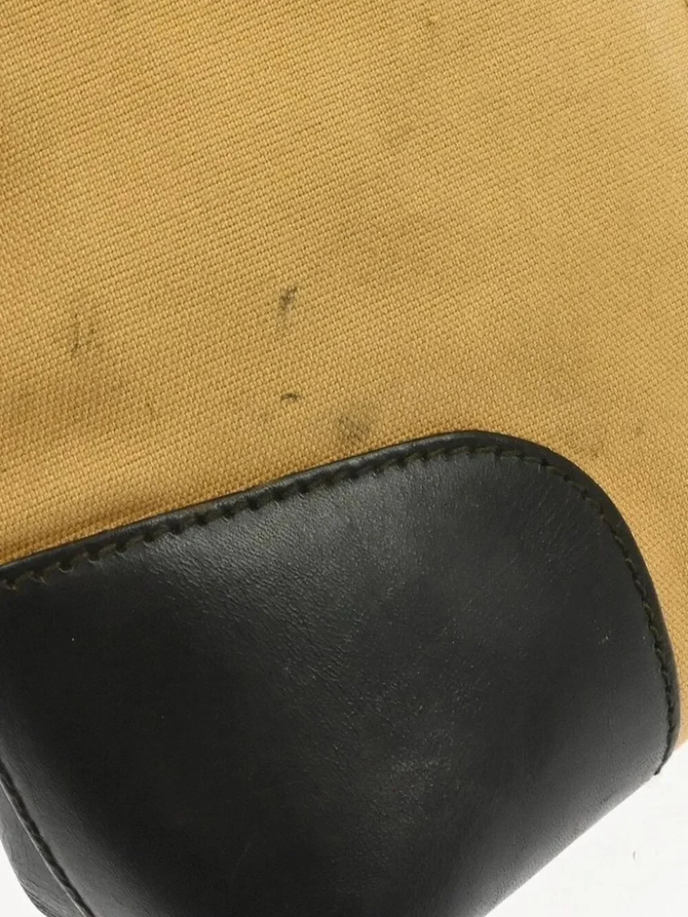 Gucci Beige Canvas Sherry Hand Bag 001